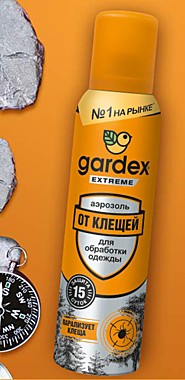 Gardex Extreme Аэрозоль от клещей 150 мл. / 6