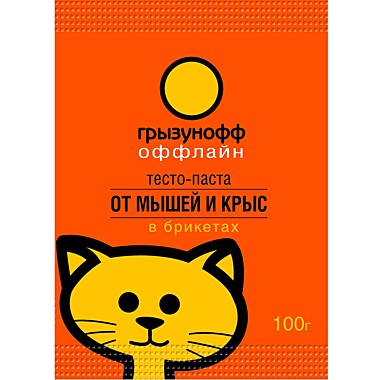 ГРЫЗУНОФФ брикет ТЕСТО 100гр. пакет / 40 