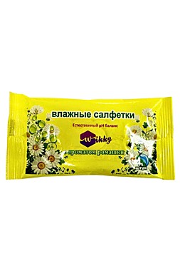 Салфетки влажные Wikky *15 