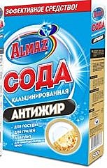 АЛМАЗ Кальцинированная СОДА 600 гр. АНТИЖИР / 16